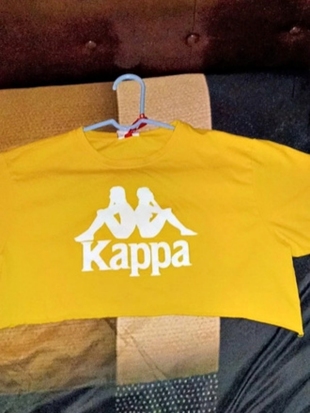 Kappa Yellow Logo Short Sleeve Tee
